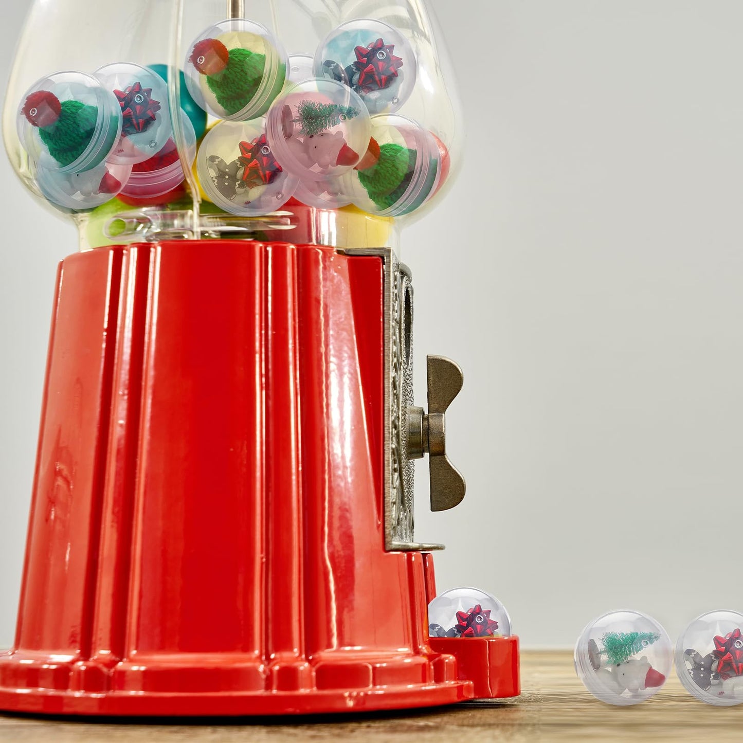 Sosation 2-Inch Gumball Capsules – 150 Pcs Round Clear Containers in Random Colors