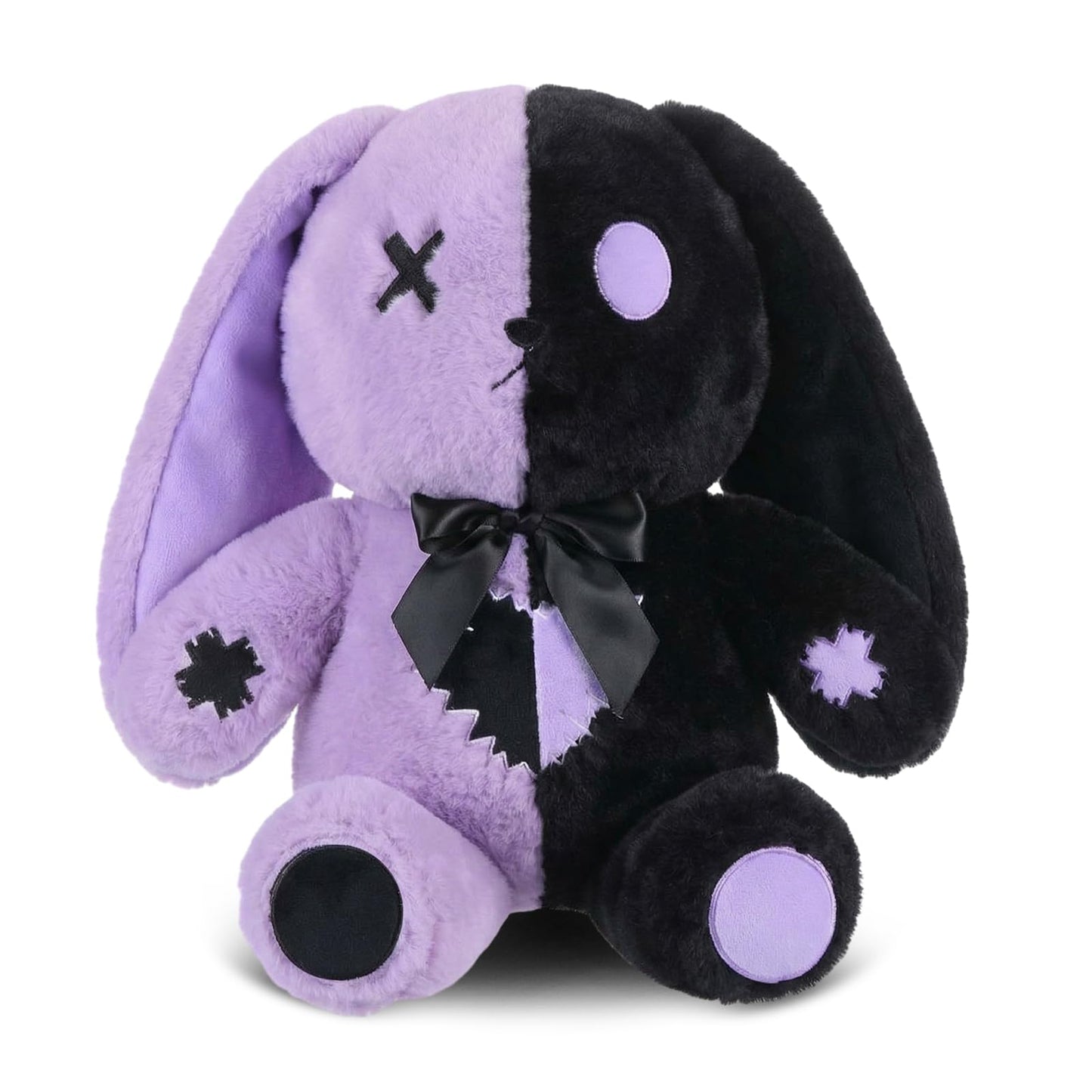 Sotiff Gothic Bunny Plush 12 Inch – Dark Easter Gift & Cozy Home Decor