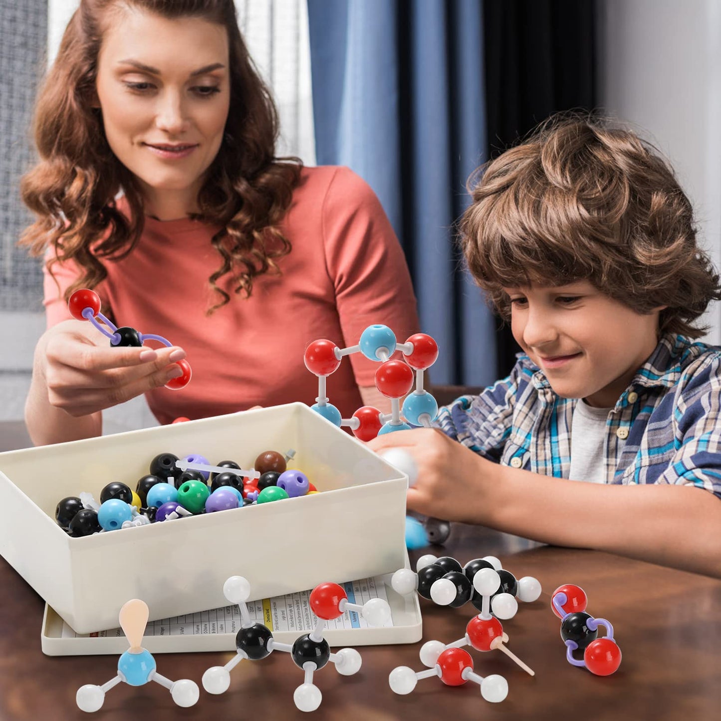 SOUJOY 444-Piece Chemistry Molecular Model Kit – 3D Molecule Learning