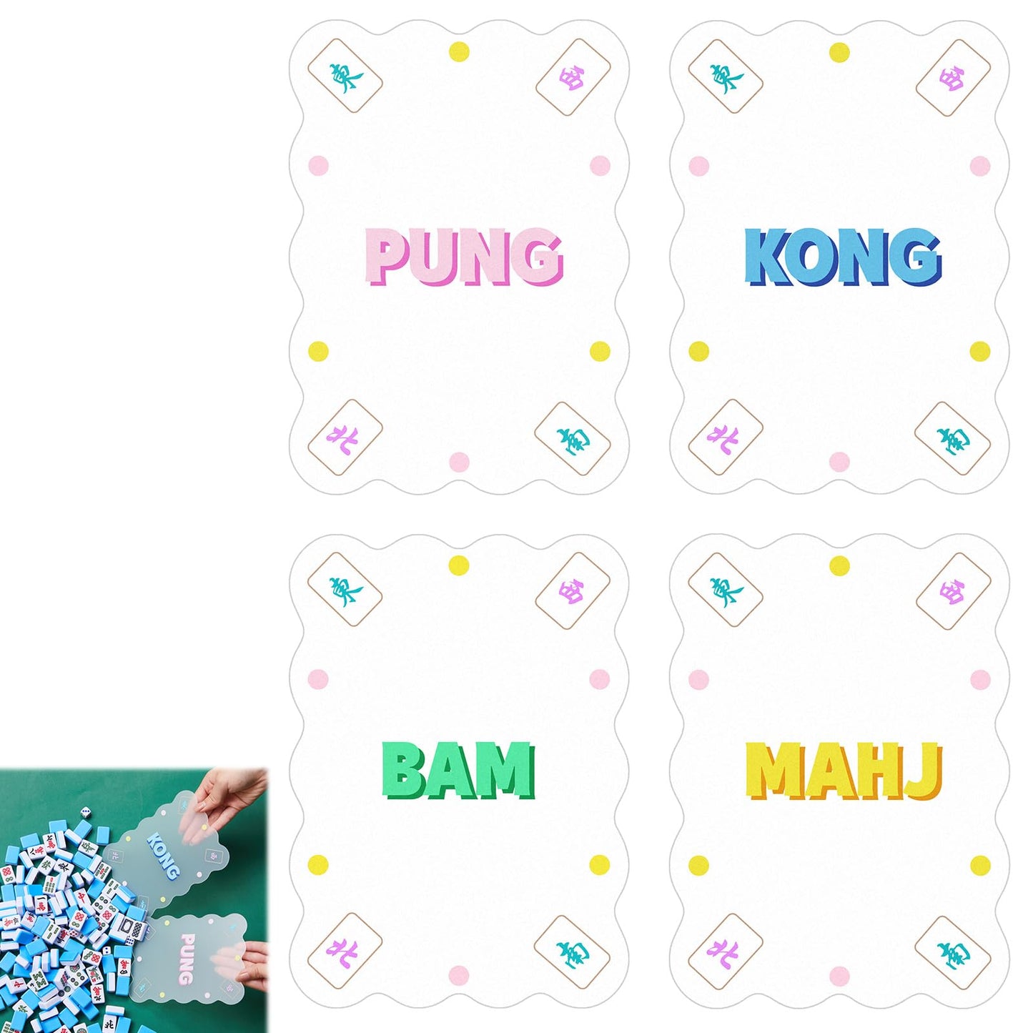 Soulchen 4 Pcs Mahjong Tile Shufflers – Portable, Durable Tile Mixers