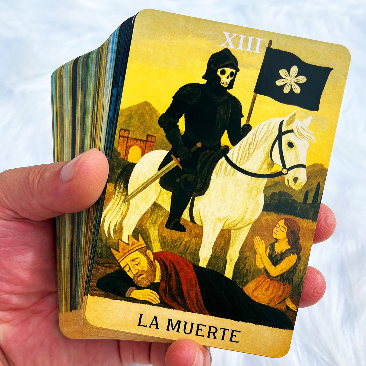 Soulme 78Tarot Cards Deck for Beginners | Spanish Tarot, 78 Cards, 400gsm