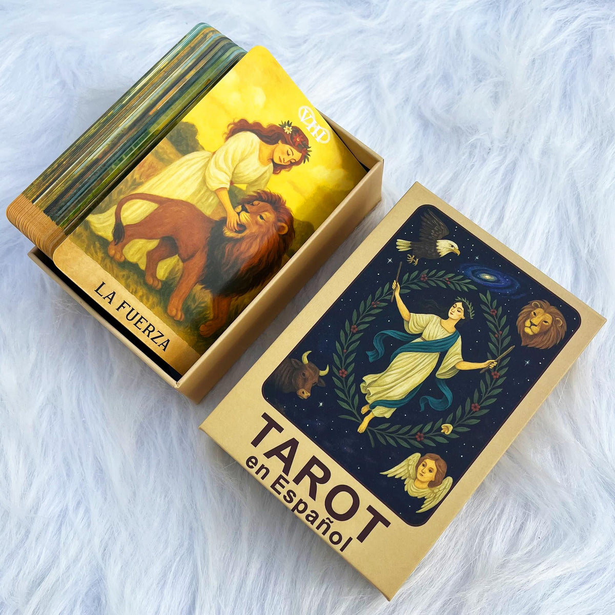 Soulme 78Tarot Cards Deck for Beginners | Spanish Tarot, 78 Cards, 400gsm