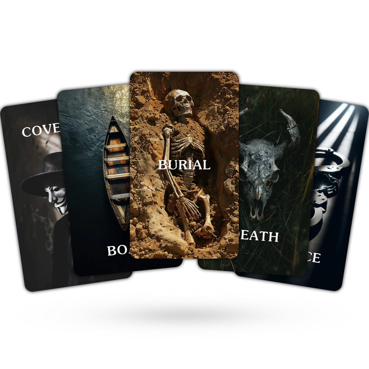 Soulme True Crime Clues Oracle Cards – Conspiracy & Investigation Deck for Beginners