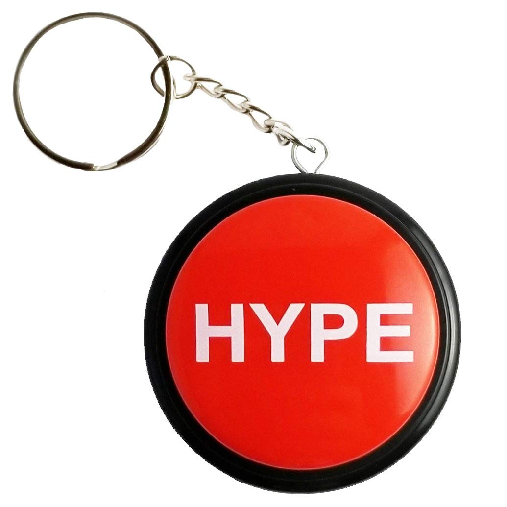 Sound RX HYPE2Go Keychain Hype Button – Hip Hop Air Horn Sound, Batteries Included