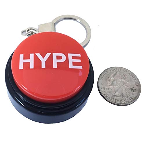 Sound RX HYPE2Go Keychain Hype Button – Hip Hop Air Horn Sound, Batteries Included