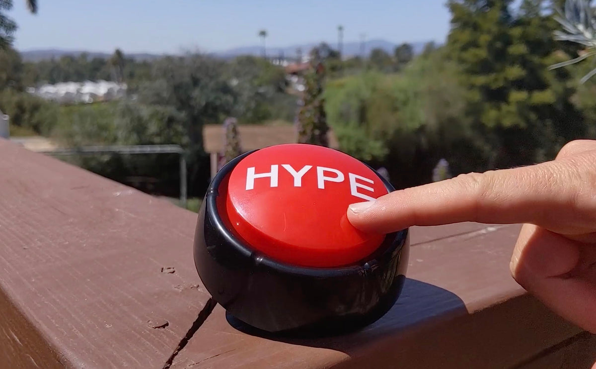 Sound RX Hype Button – Hip Hop Air Horn Sound Effect Button | Fun Gag Toy
