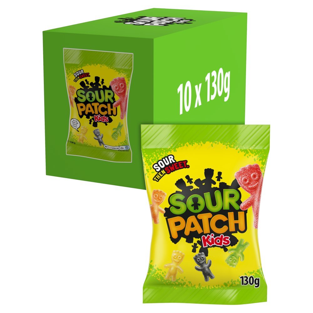 Sour Patch Kids Sweets Bag 130g (Box of 8)