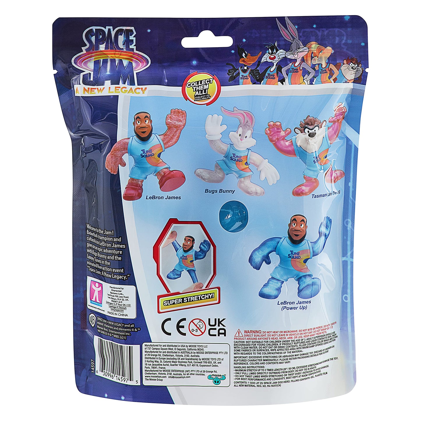 Space Jam: Heroes of Goo JIT Zu – LeBron James Power Up | 5-Inch Goo-Filled Action Figure