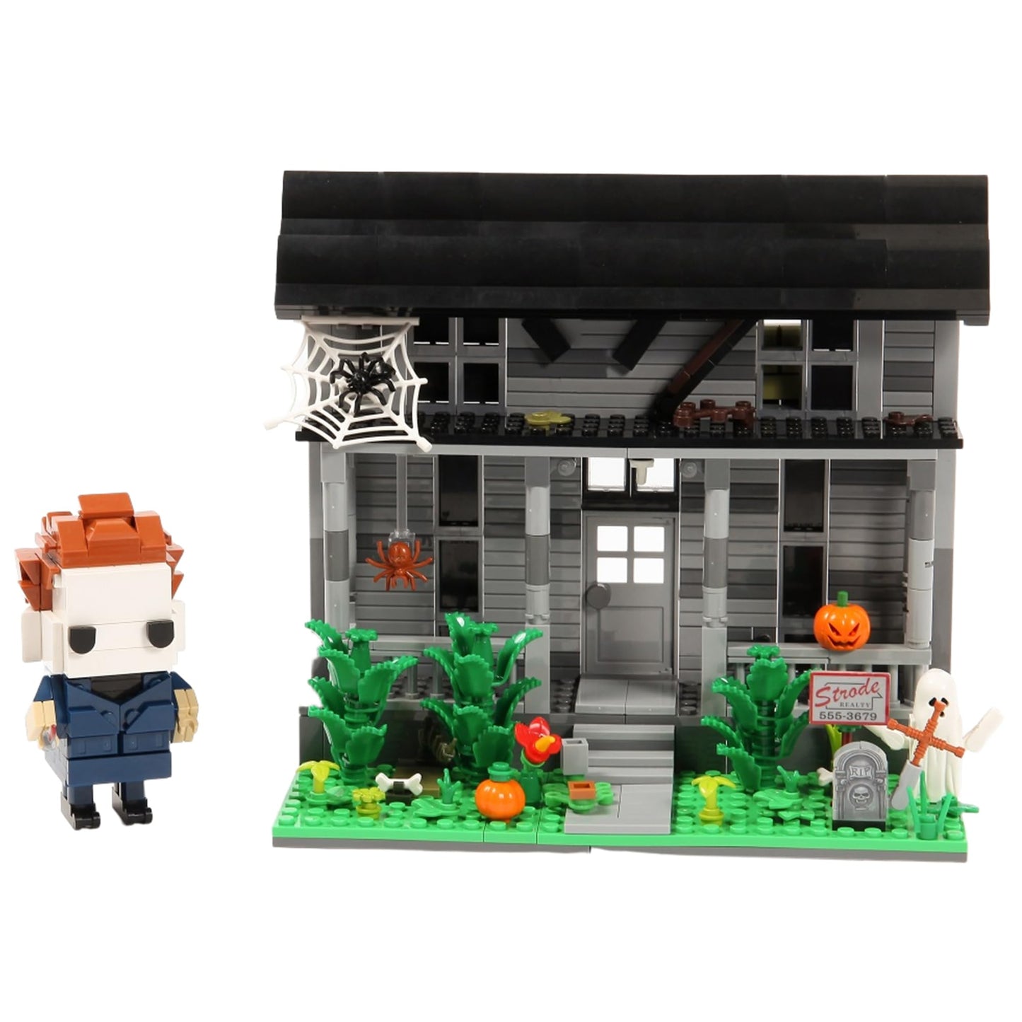Spaciolo Halloween Movie Building Set – Horror House & Figure | LEGO-Compatible Collectible for Adults