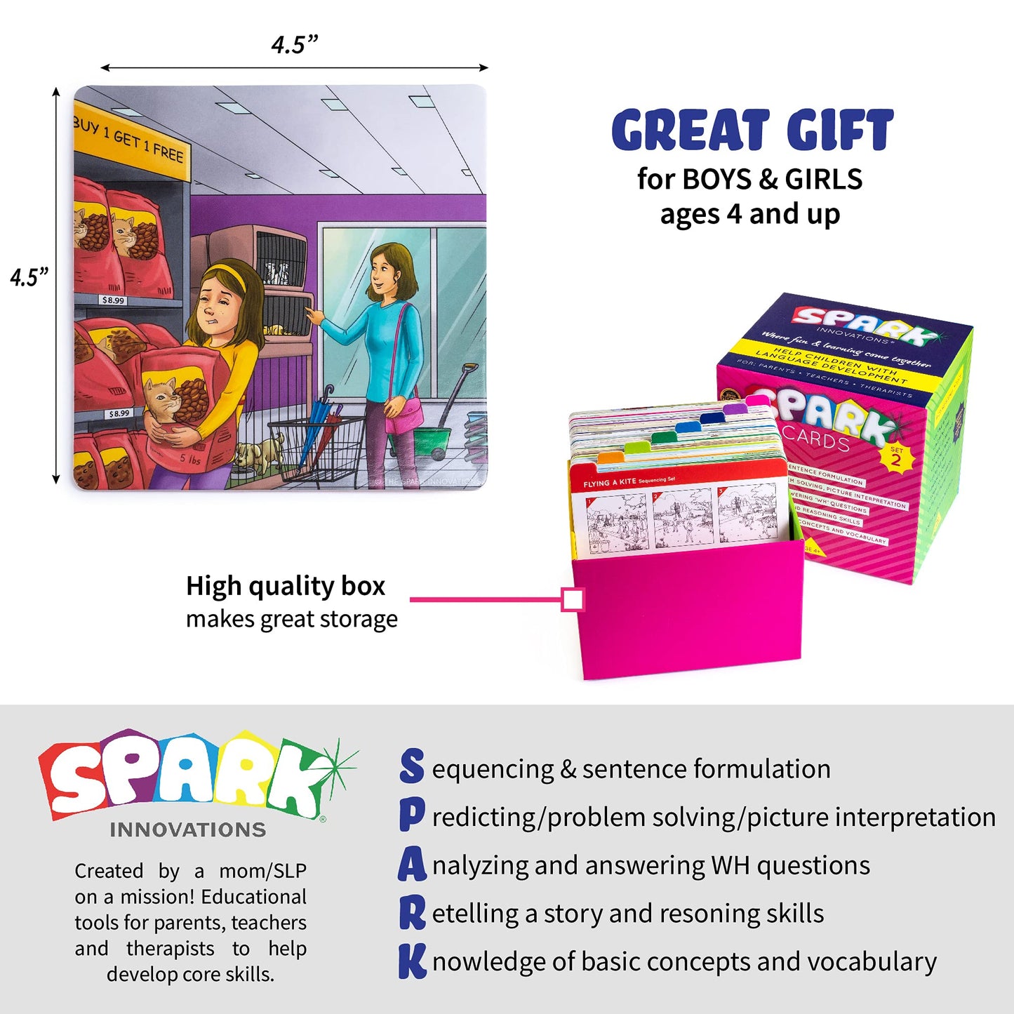 Spark Cards Sequence Cards for Storytelling & Language | SPARK INNOVATIONS