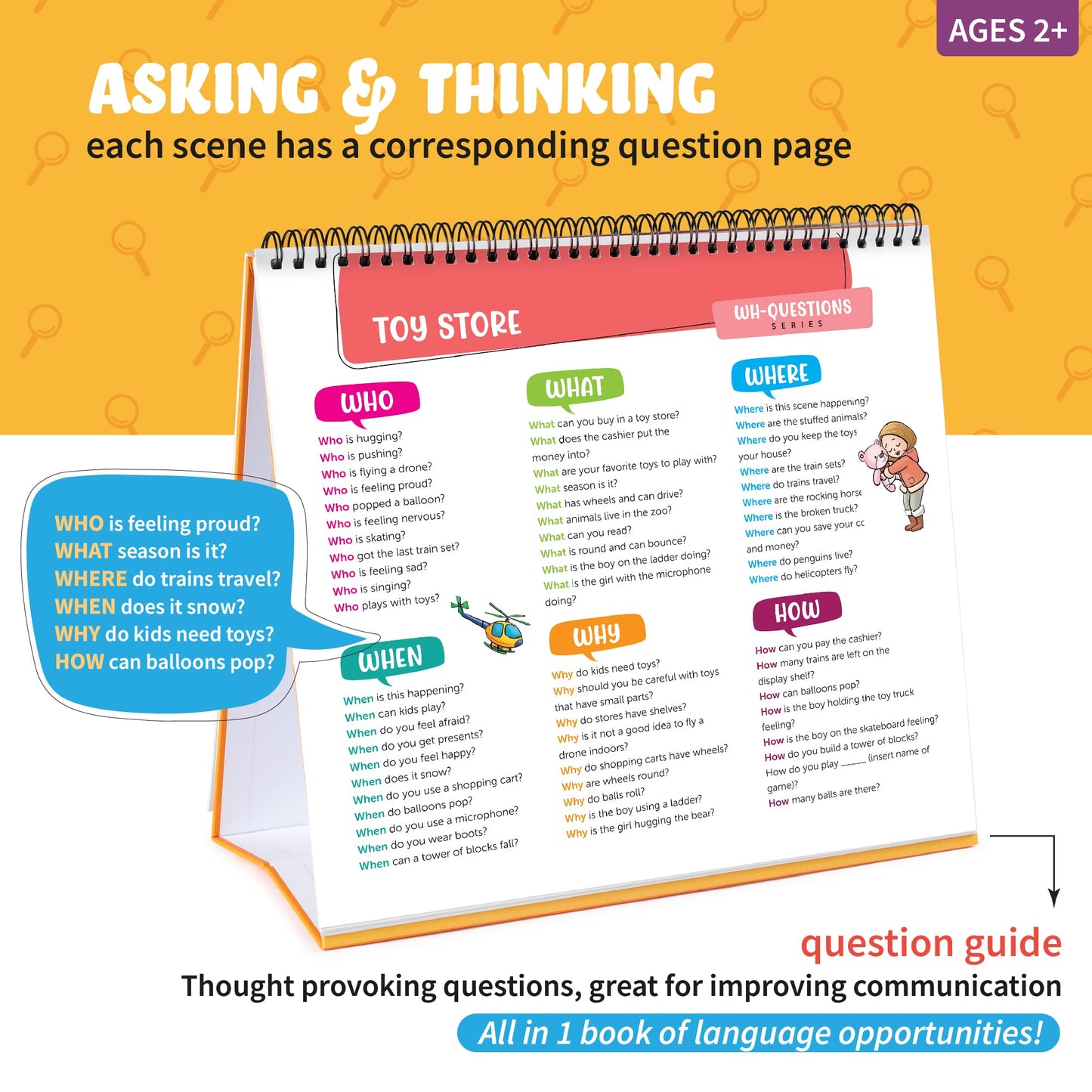 SPARK INNOVATIONS Picture Book & Emotion Cards – SEL Busy Book for Storytelling and Speech Therapy