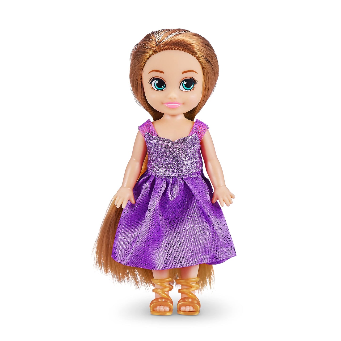 Sparkle Girlz 6-Pack Princess Dolls by ZURU Fashion | Removable Dresses & Poseable Hair