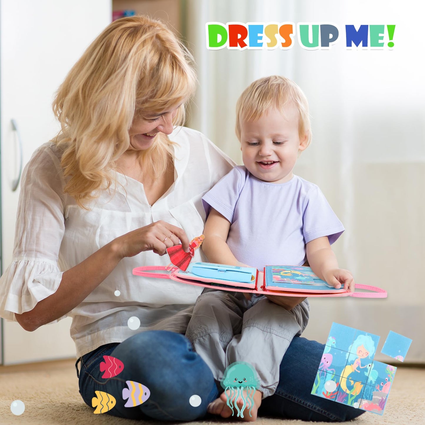 SparkShoots Montessori Busy Board for Toddlers – 27 Activities, Lightweight & Travel‑Friendly