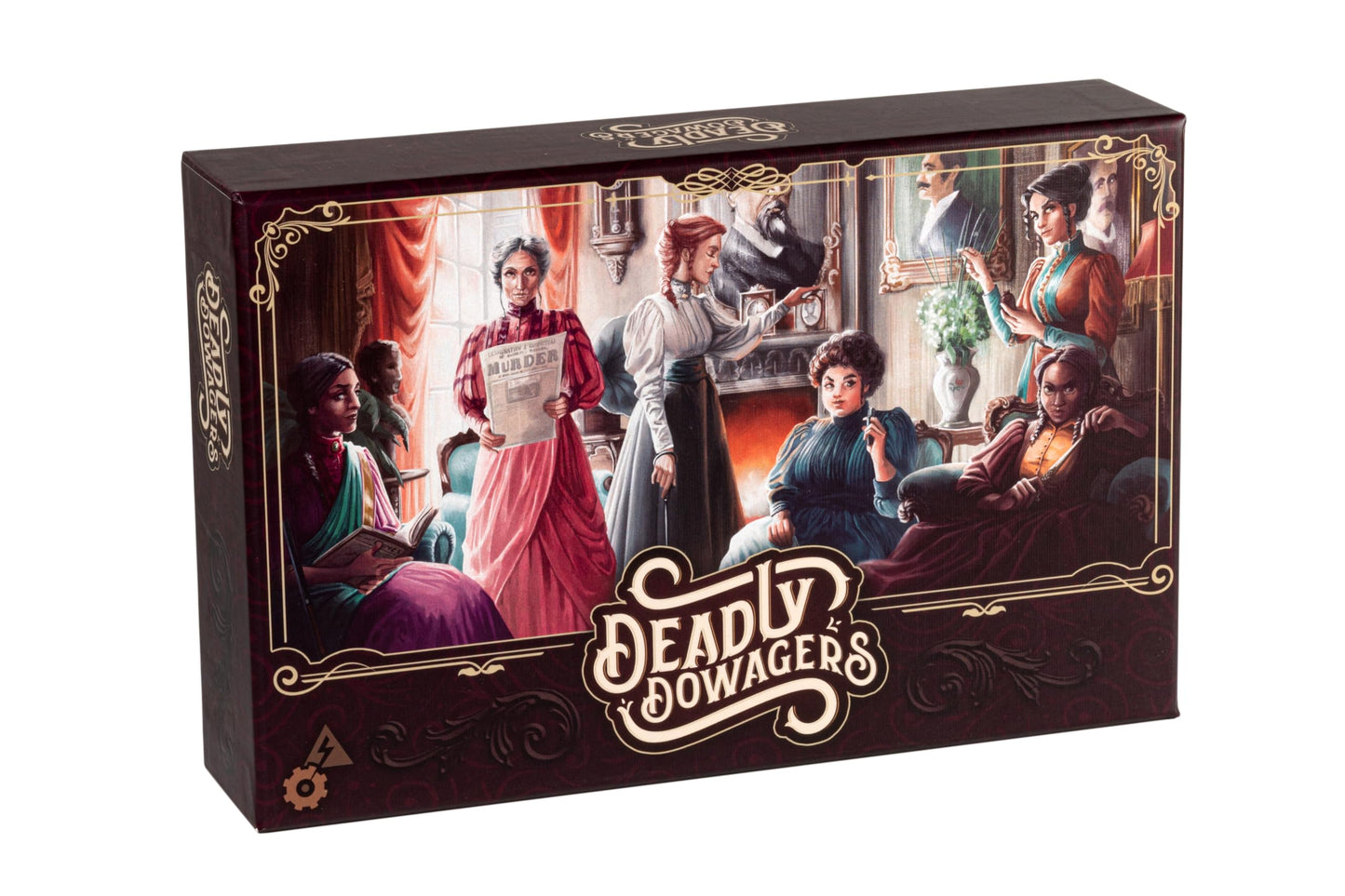 SparkWorks Deadly Dowagers Card Game – Victorian Strategy & Dark Comedy for 2–6 Players