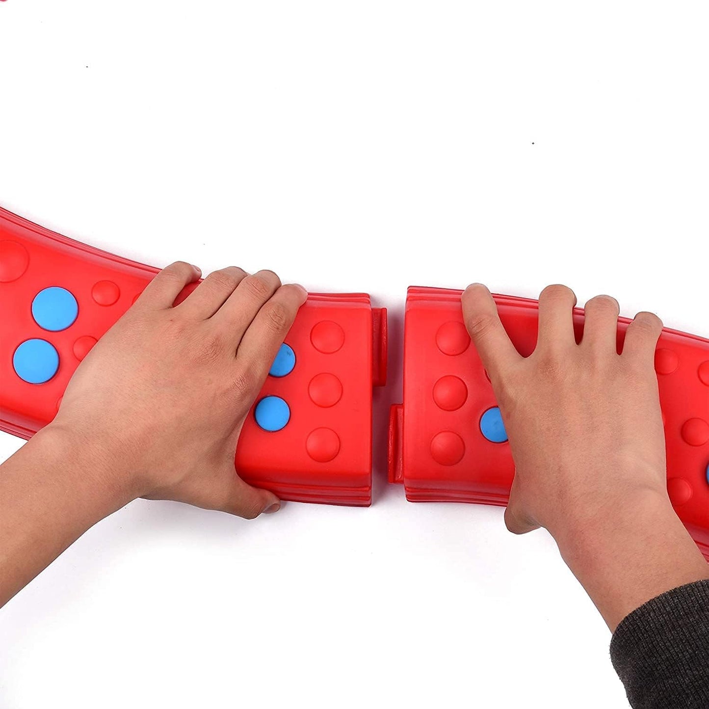 Special Supplies Wavy Circle Balance Beams – 8-Piece Active Play Set