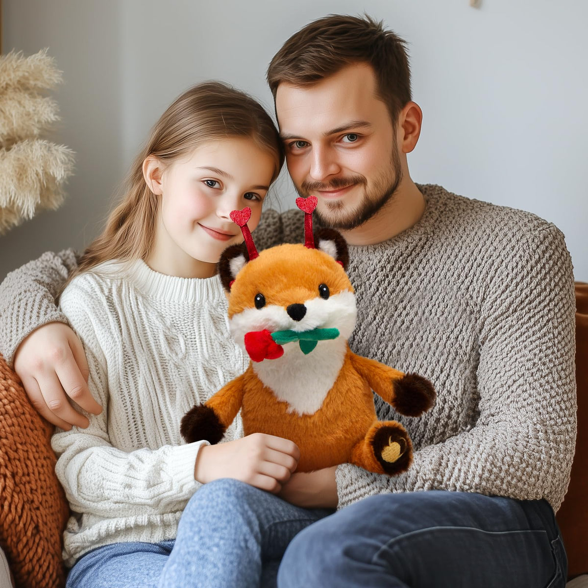 SpecialYou 11-Inch Rose Fox Plush – Soft Cuddly Toy for Kids