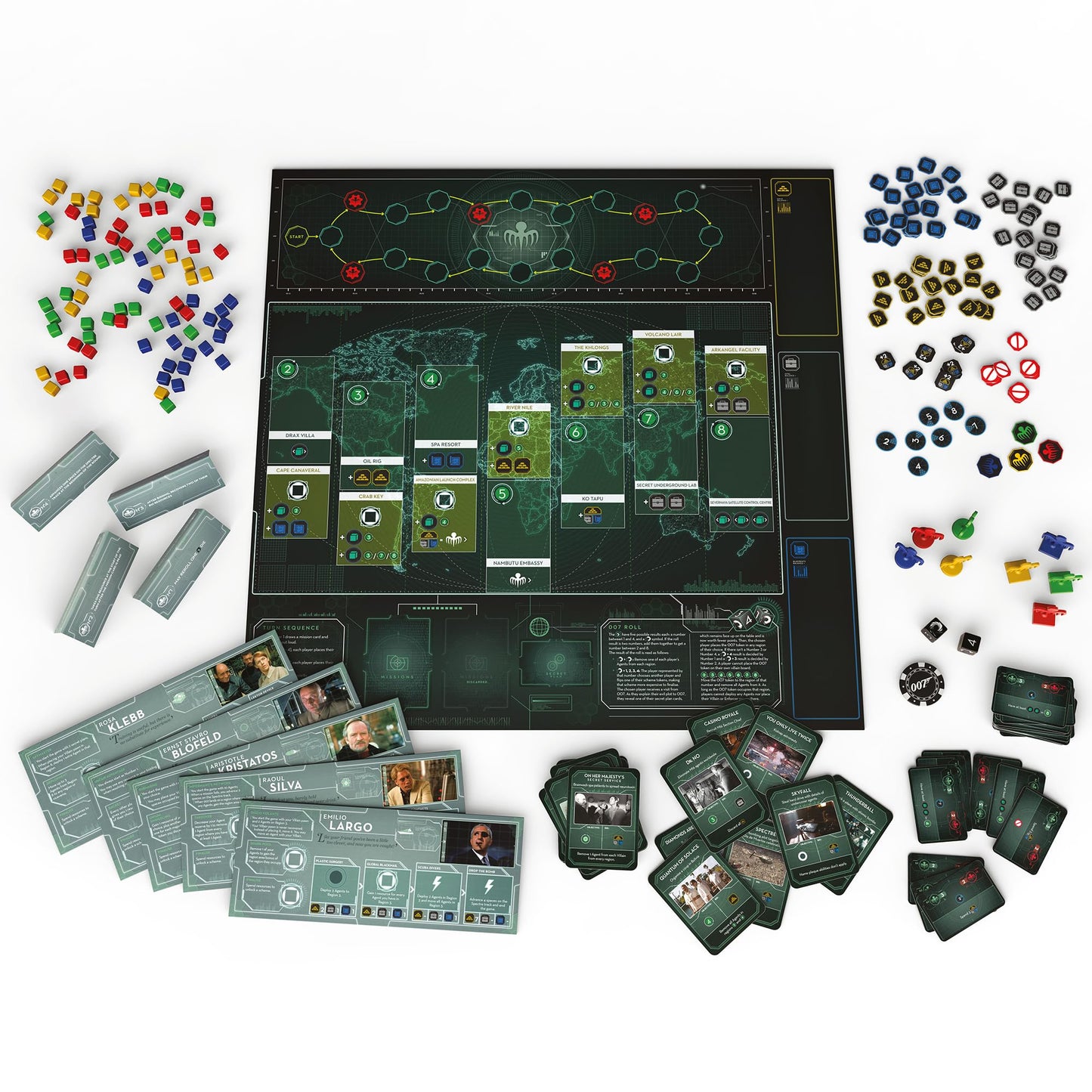 Spectre The Board Game by Modiphius | Spy vs Spy Bond Villains for 2-4 Players