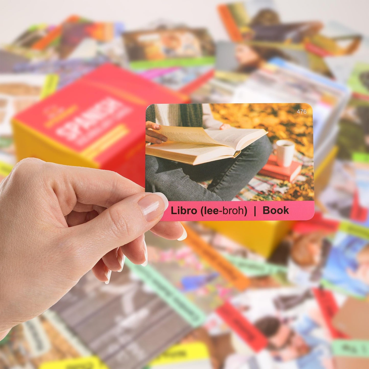 Spedemy Spanish Vocabulary Cards – 276 Bilingual Cards for Kids & Adults (720 Words) + Interactive Web Portal