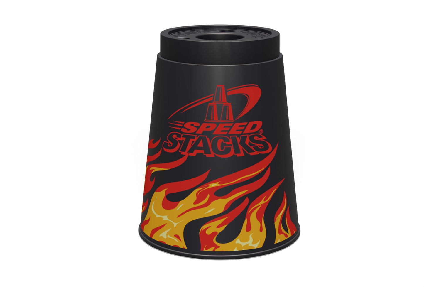 Speed Stacks Competitor - Black Flame: 12-Cup Kit with Holding-Stem, GX Timer & Mat for Sport Stacking
