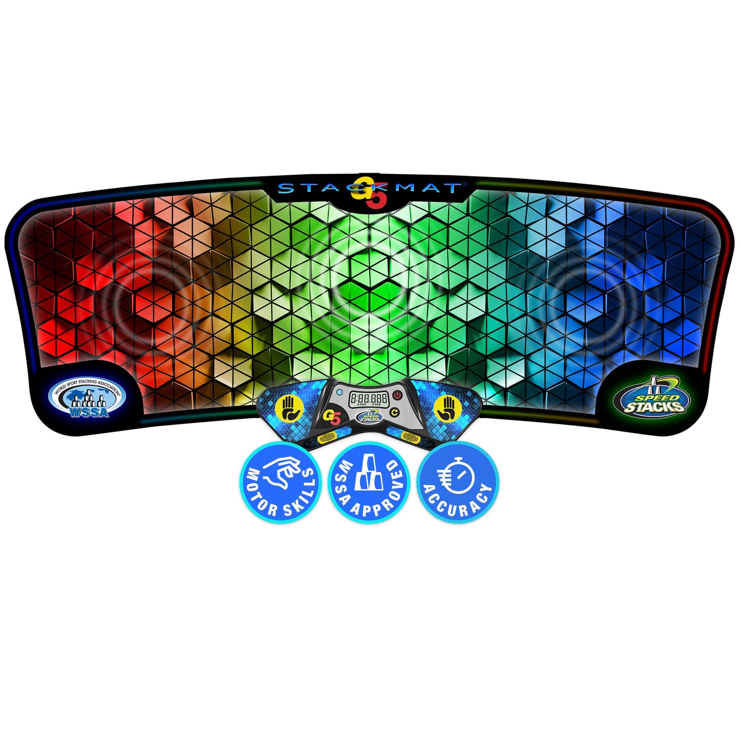 Speed Stacks G5 StackMat (Timer + Mat) – 0.001s Precision, Batteries Included, Endorsed by WSSA & WCA