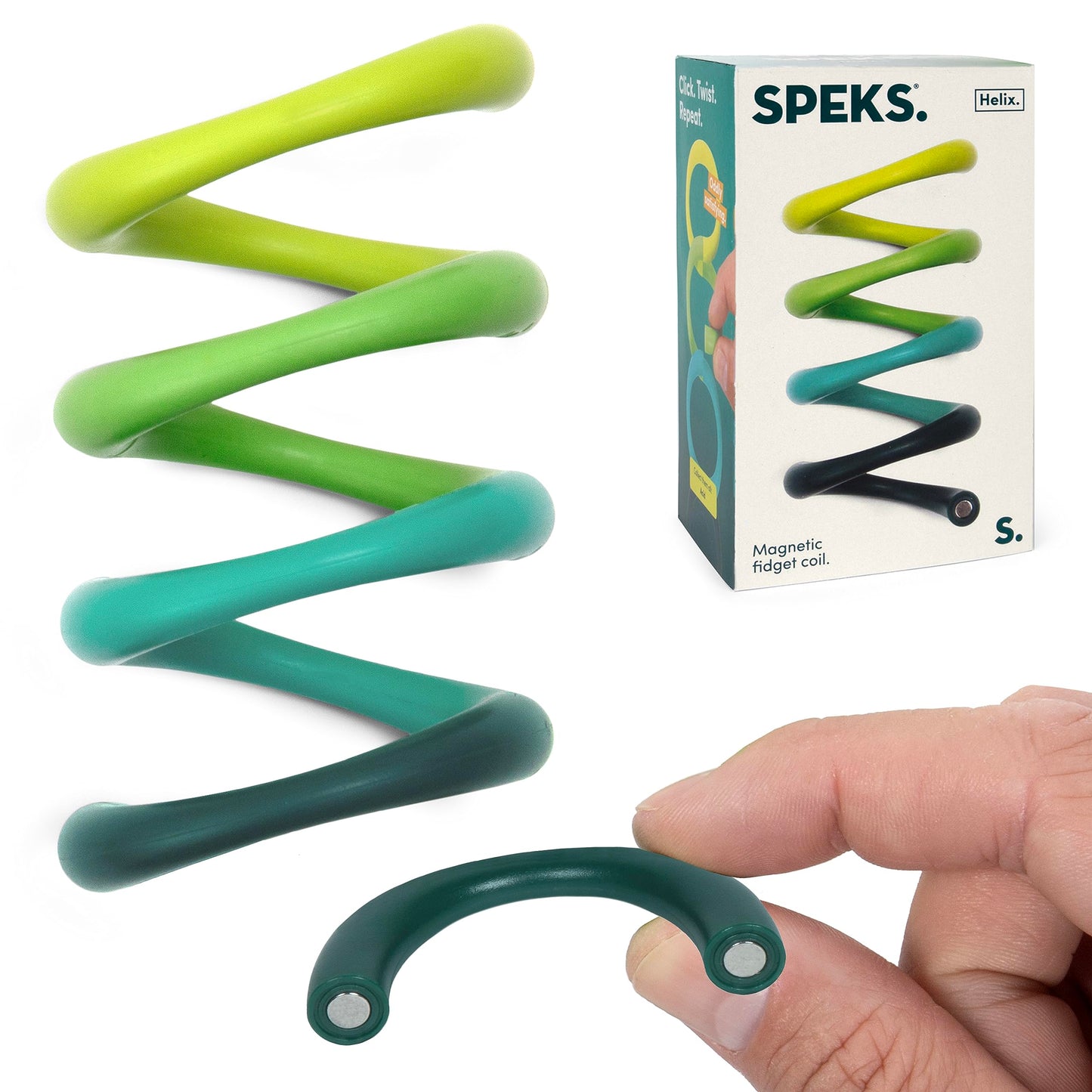 Speks Helix Magnetic Fidget Toy | Stress Relief & Focus Desk Toy for Adults & Teens 14+