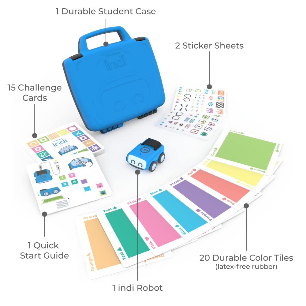 Sphero Indi Student Kit – Screenless Coding Robot for Kids 4+ | AI Literacy & STEM Learning