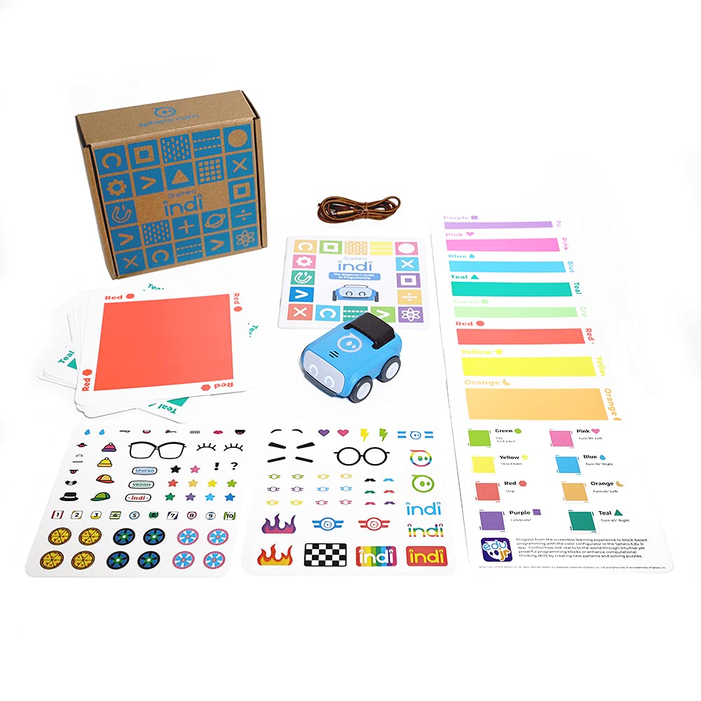 Sphero Indi at-Home Learning Kit — Screenless Coding Robot for Kids 4+