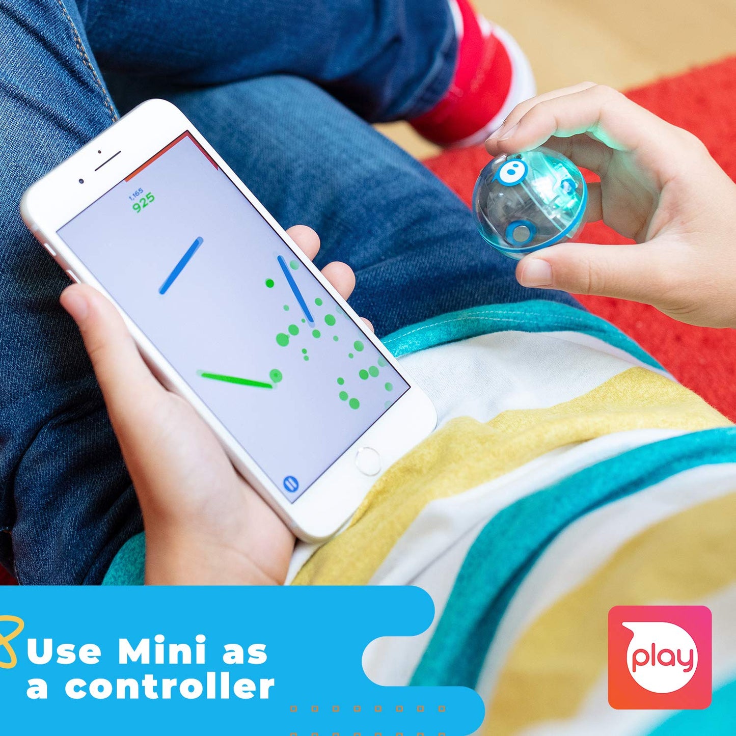 Sphero Mini Activity Kit — App-Enabled Coding Robot with 55-Piece Construction Set & Activity Cards, Bluetooth Connectivity, for Ages 8+