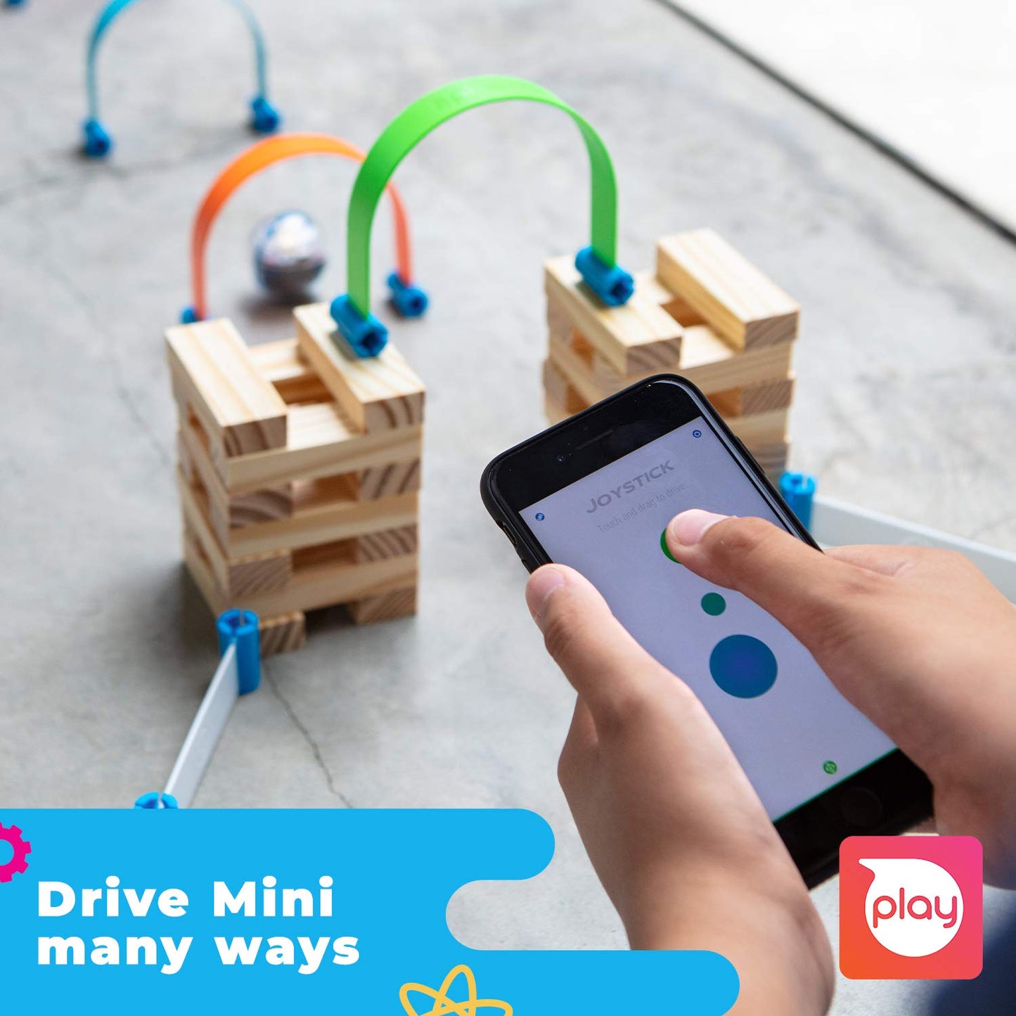 Sphero Mini Activity Kit — App-Enabled Coding Robot with 55-Piece Construction Set & Activity Cards, Bluetooth Connectivity, for Ages 8+