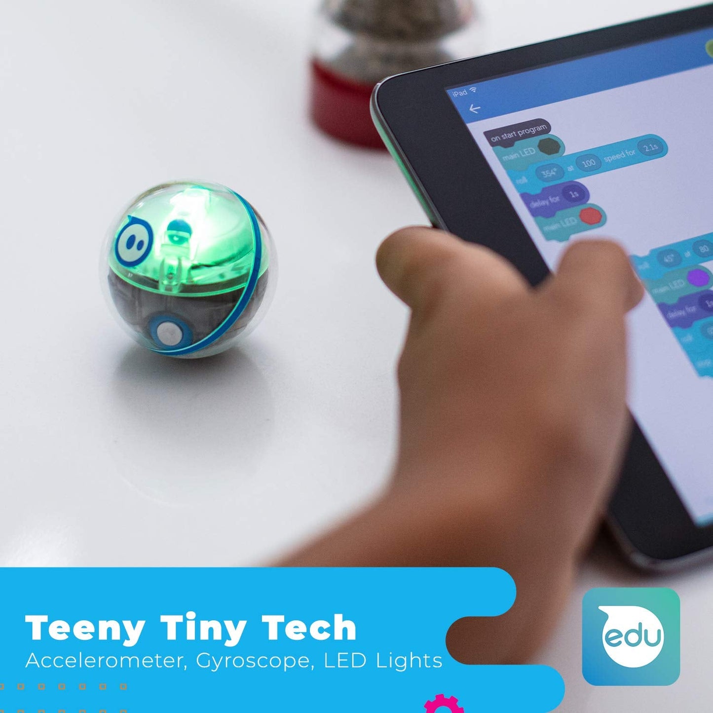 Sphero Mini Activity Kit — App-Enabled Coding Robot with 55-Piece Construction Set & Activity Cards, Bluetooth Connectivity, for Ages 8+