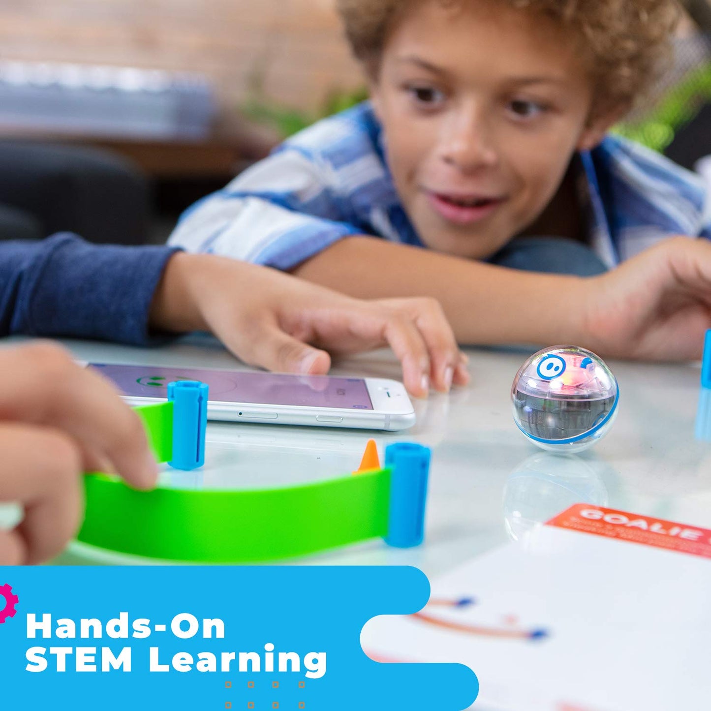 Sphero Mini Activity Kit — App-Enabled Coding Robot with 55-Piece Construction Set & Activity Cards, Bluetooth Connectivity, for Ages 8+