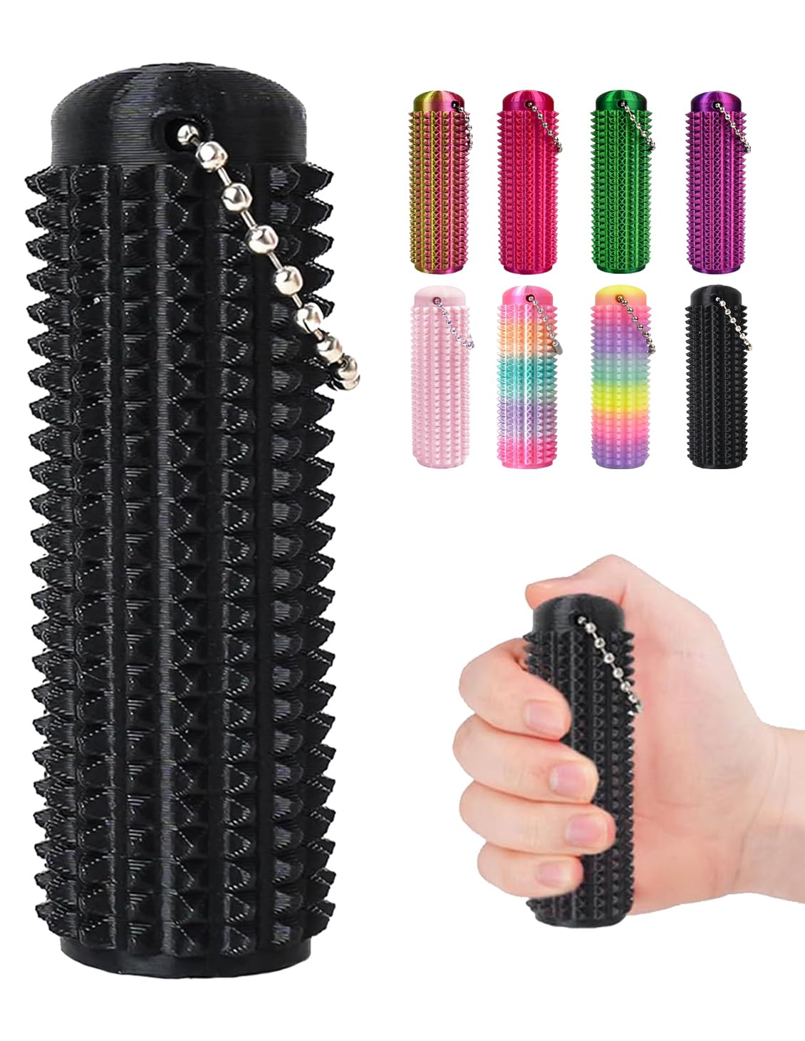 Spicssa Little Ouchies Pain Fidget Toys for Adults – Spiky Sensory Relief & Pocket Stress Keychain