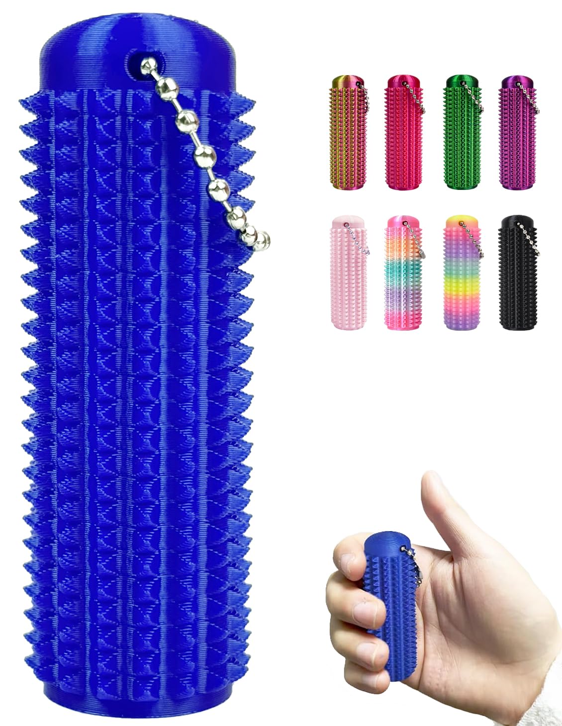 Little Ouchies Pain Fidget Toys for Adults | Spicssa Spiky Sensory Relief Keychain