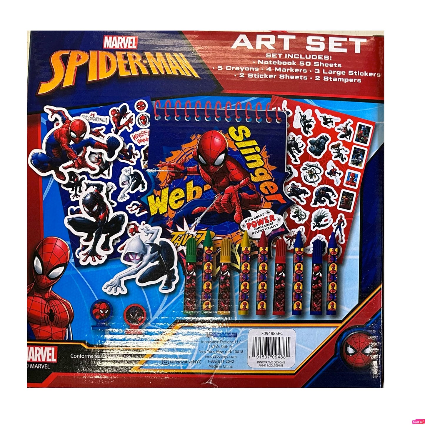 Spider-Man Creative Complete Art Kit – Coloring, Painting & Drawing Supplies