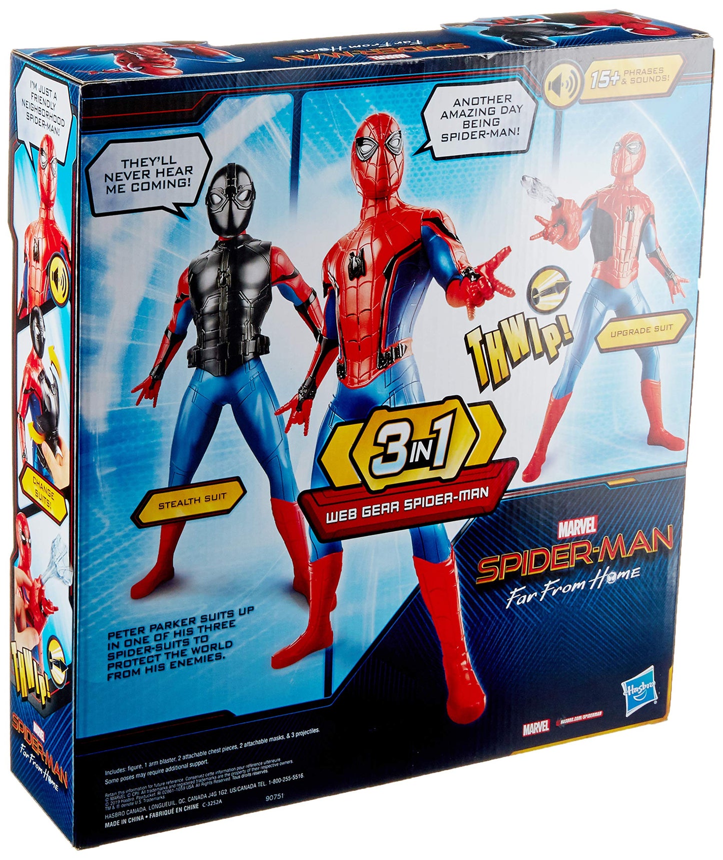 Spider-Man Far From Home Deluxe 13-Inch Web Gear Action Figure