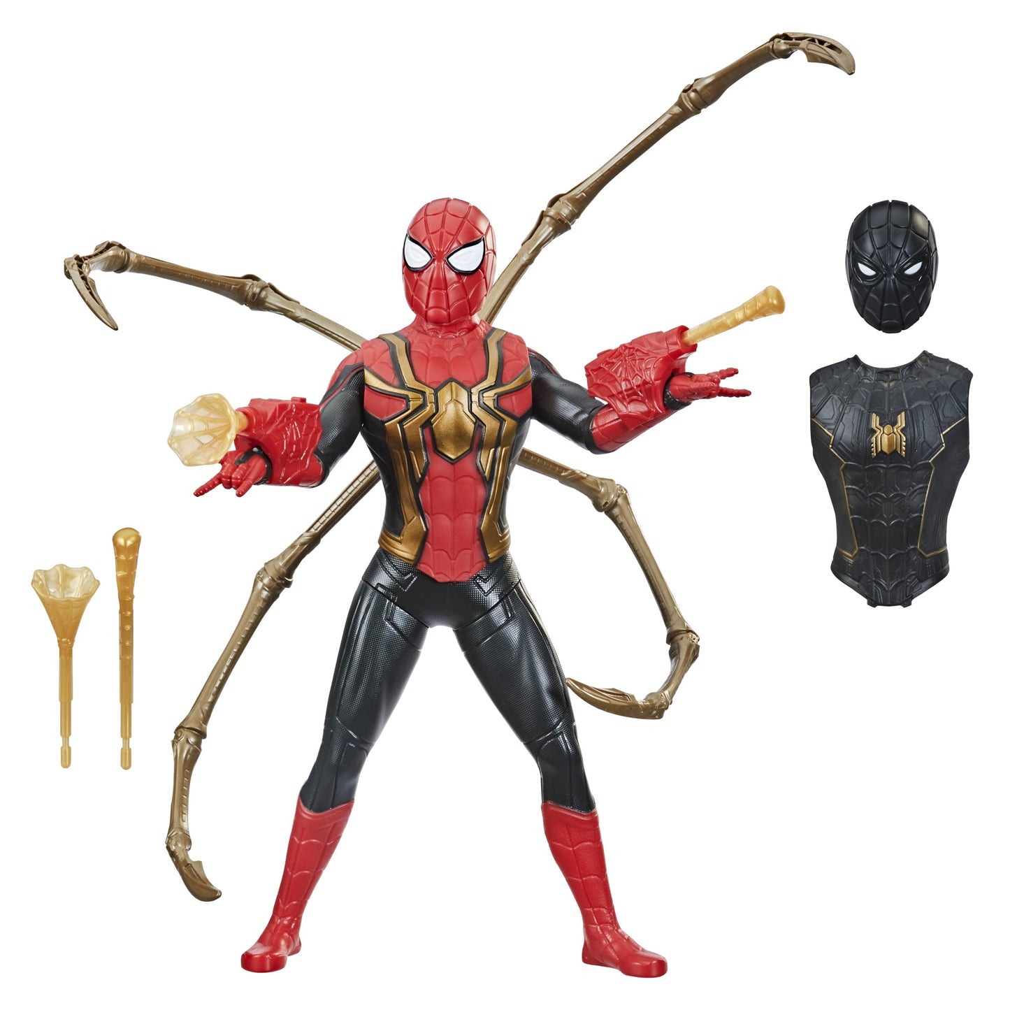 Spider-Man No Way Home Deluxe 13-Inch Action Figure – Sound FX, Suit Upgrades & Web Blaster