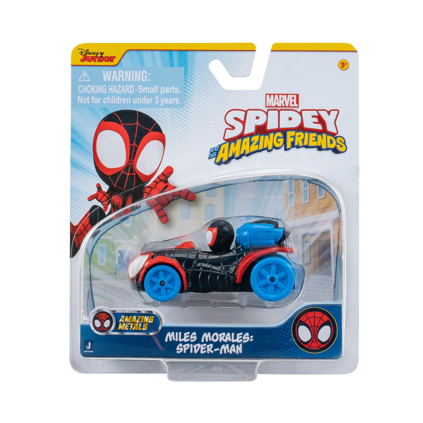 Spidey and his Amazing Friends Amazing Metals Race Car 1:64 Scale – Spin Techno Racer