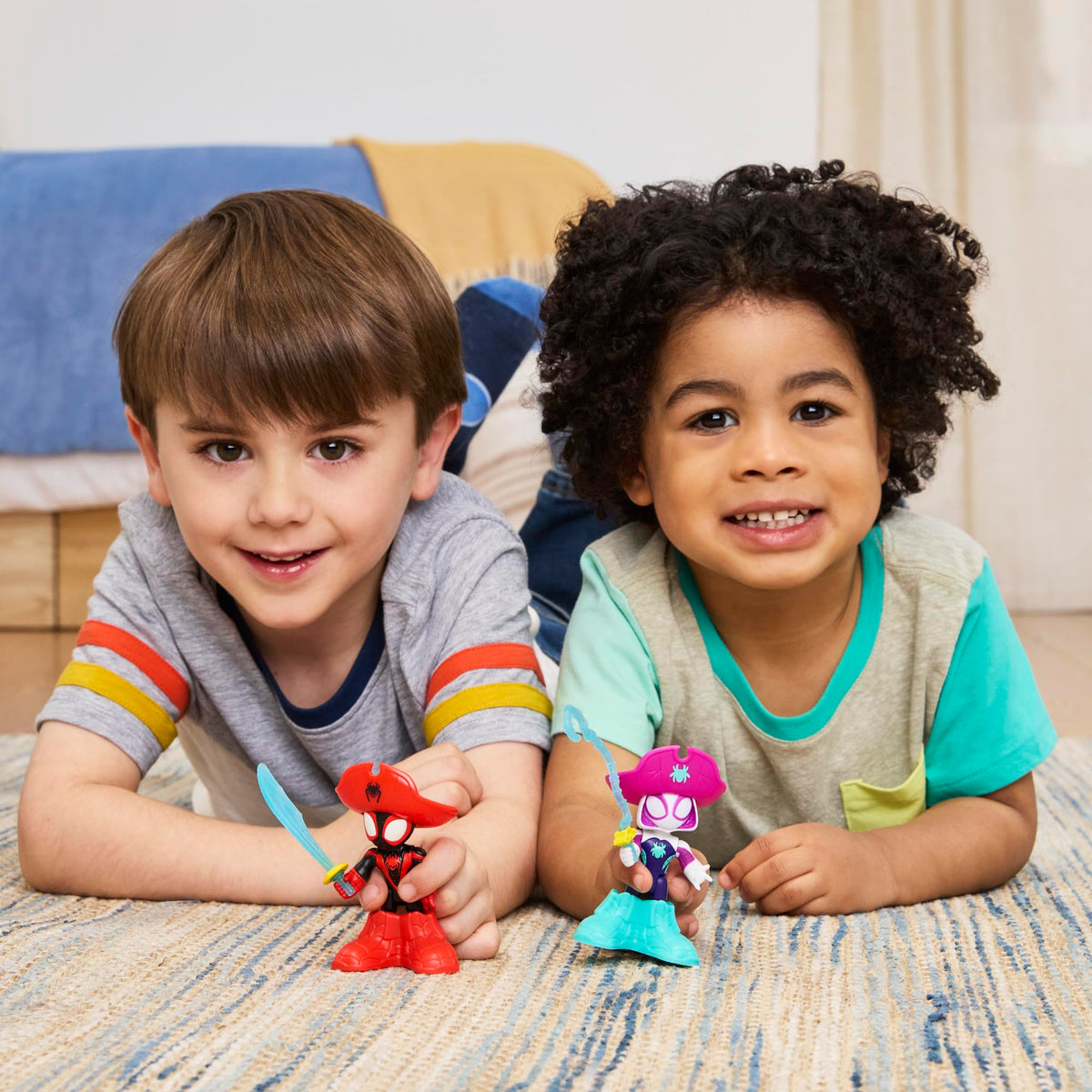 Spidey and HIS Amazing Friends Water-Webs Pirate Miles Spin Morales & Pirate Ghost-Spider Action Figures | Ages 3+