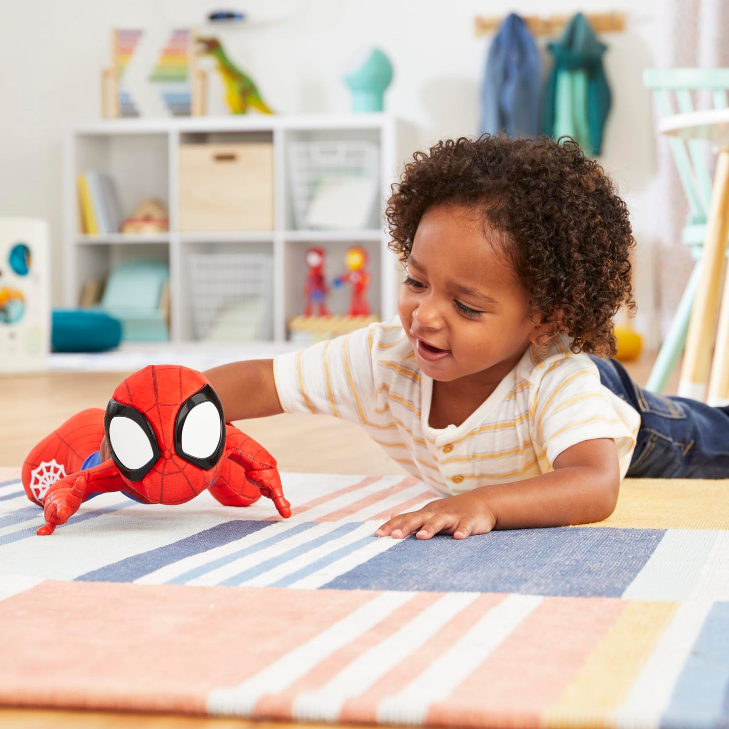 Spidey and His Amazing Friends Dance 'N Crawl Spidey – Interactive Plush Toy for Kids 3+