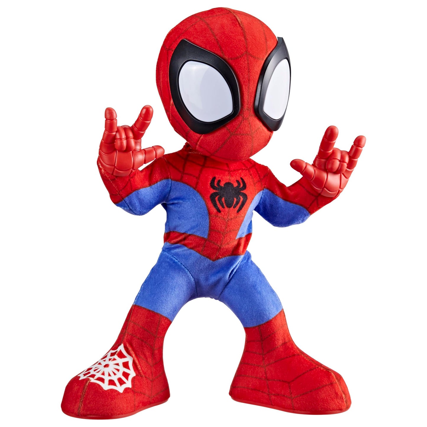 Spidey and His Amazing Friends Dance 'N Crawl Spidey – Interactive Plush Toy for Kids 3+