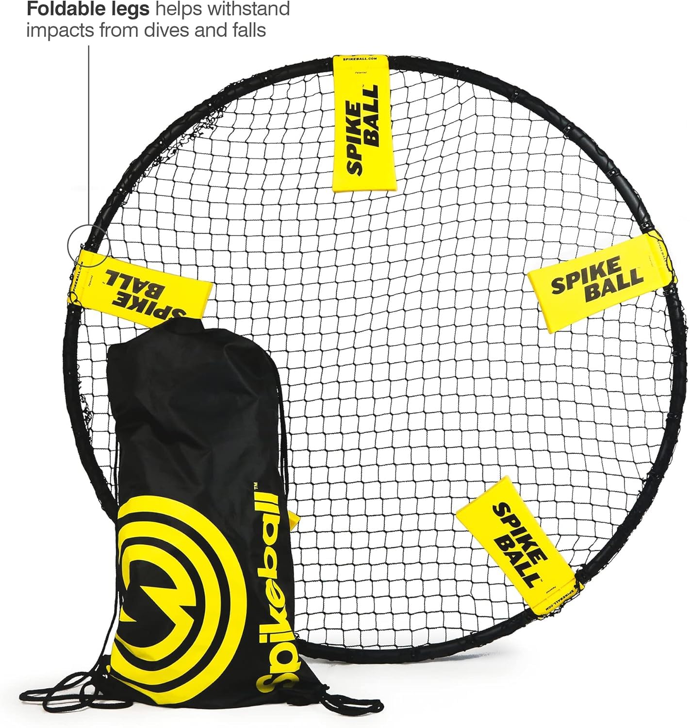 Spikeball 3-Ball Original Roundnet Game Set — Net, 3 Balls, Bag