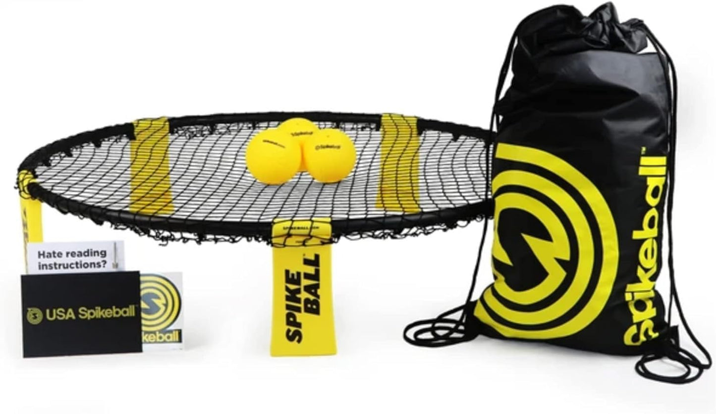 Spikeball 3-Ball Original Roundnet Game Set — Net, 3 Balls, Bag