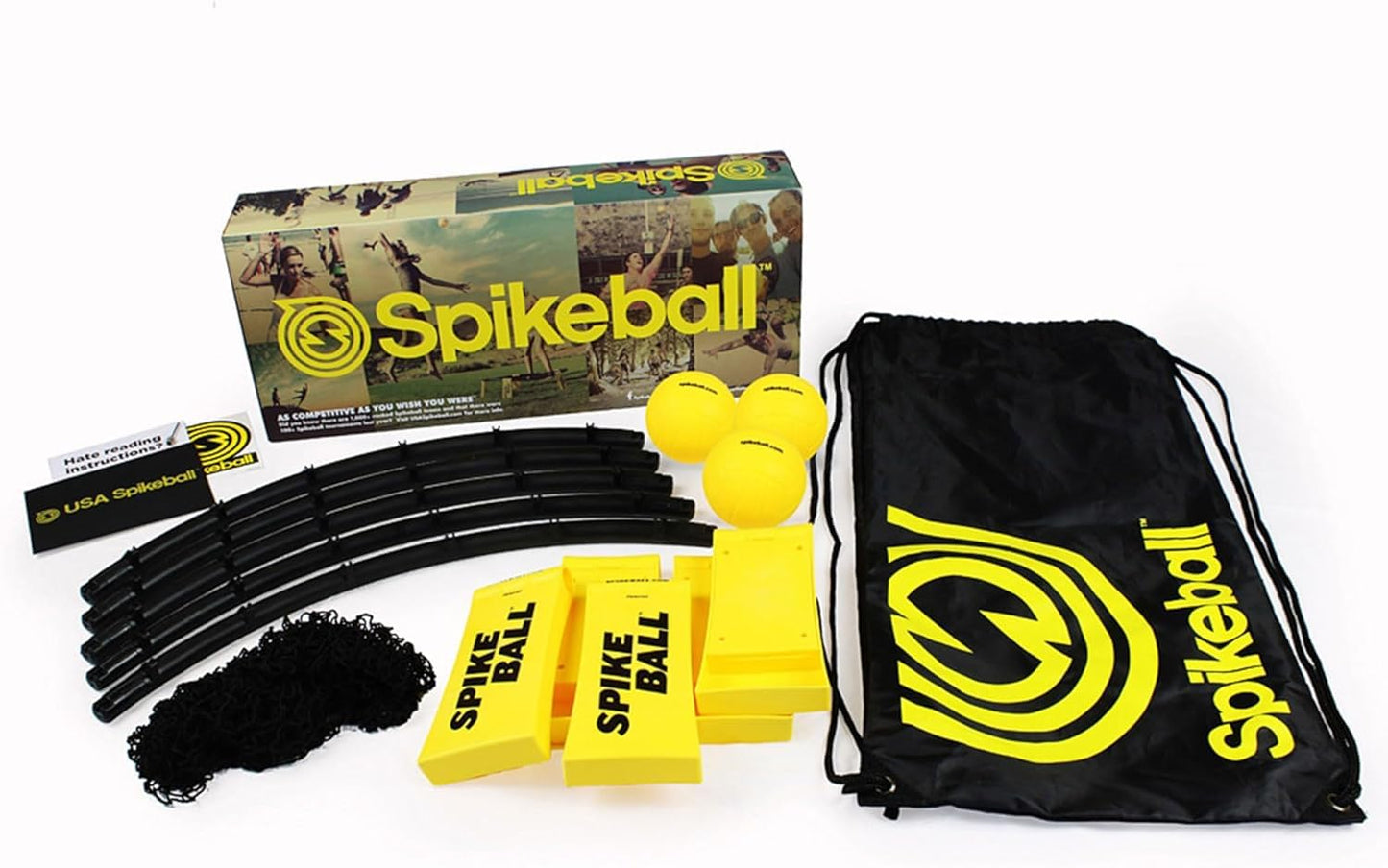 Spikeball 3-Ball Original Roundnet Game Set — Net, 3 Balls, Bag