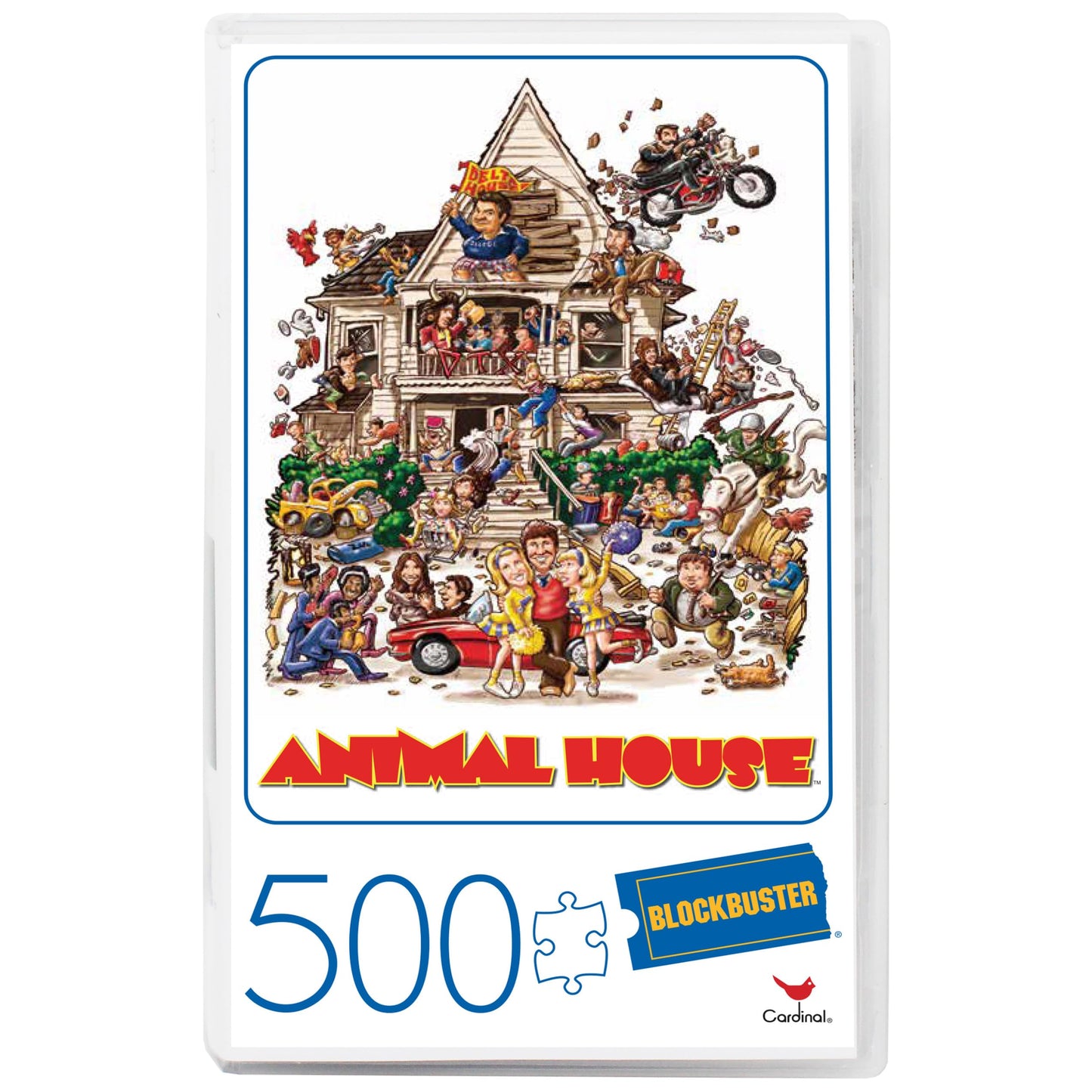 Spin Master Animal House 500-Piece Puzzle in Retro Blockbuster VHS Case