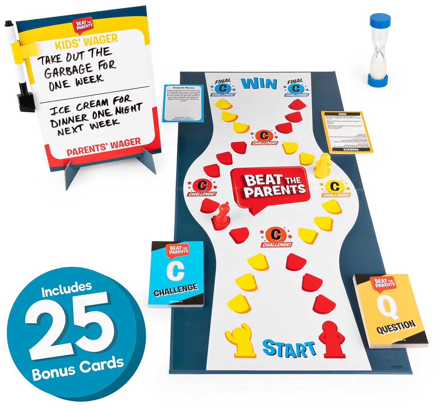 Beat The Parents: Classic Family Trivia Game by Spin Master – 2 to 6 Players (Amazon Exclusive)