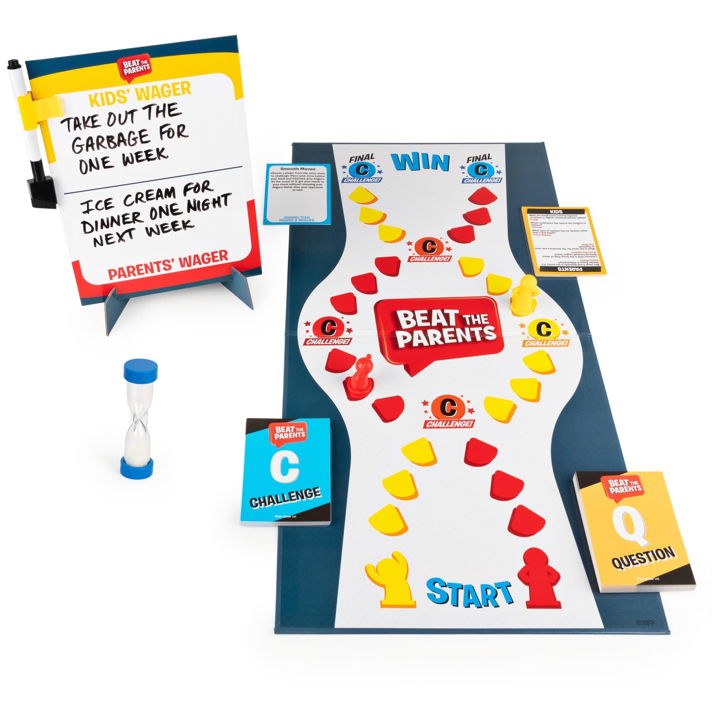 Spin Master Games Beat the Parents Classic Family Trivia Game – Kids vs Parents (Ages 6+)