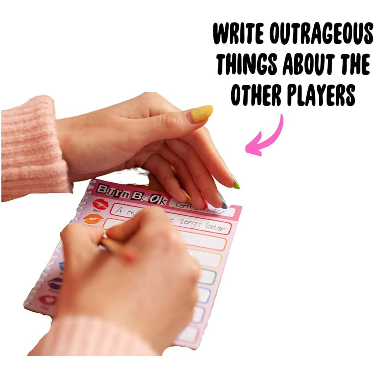Mean Girls Burn Book Party Card Game by Spin Master | Teens & Adults