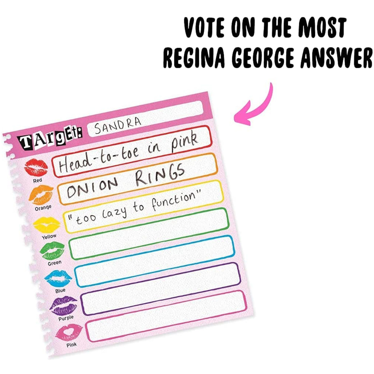 Mean Girls Burn Book Party Card Game by Spin Master | Teens & Adults
