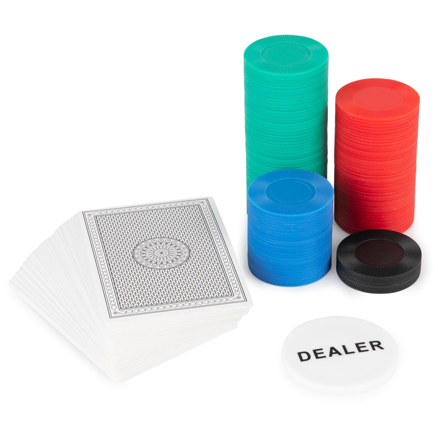 Spin Master Games Cardinal Classics: 200 Poker Chips Set + Deck for Texas Hold’em – Adults & Kids 10+