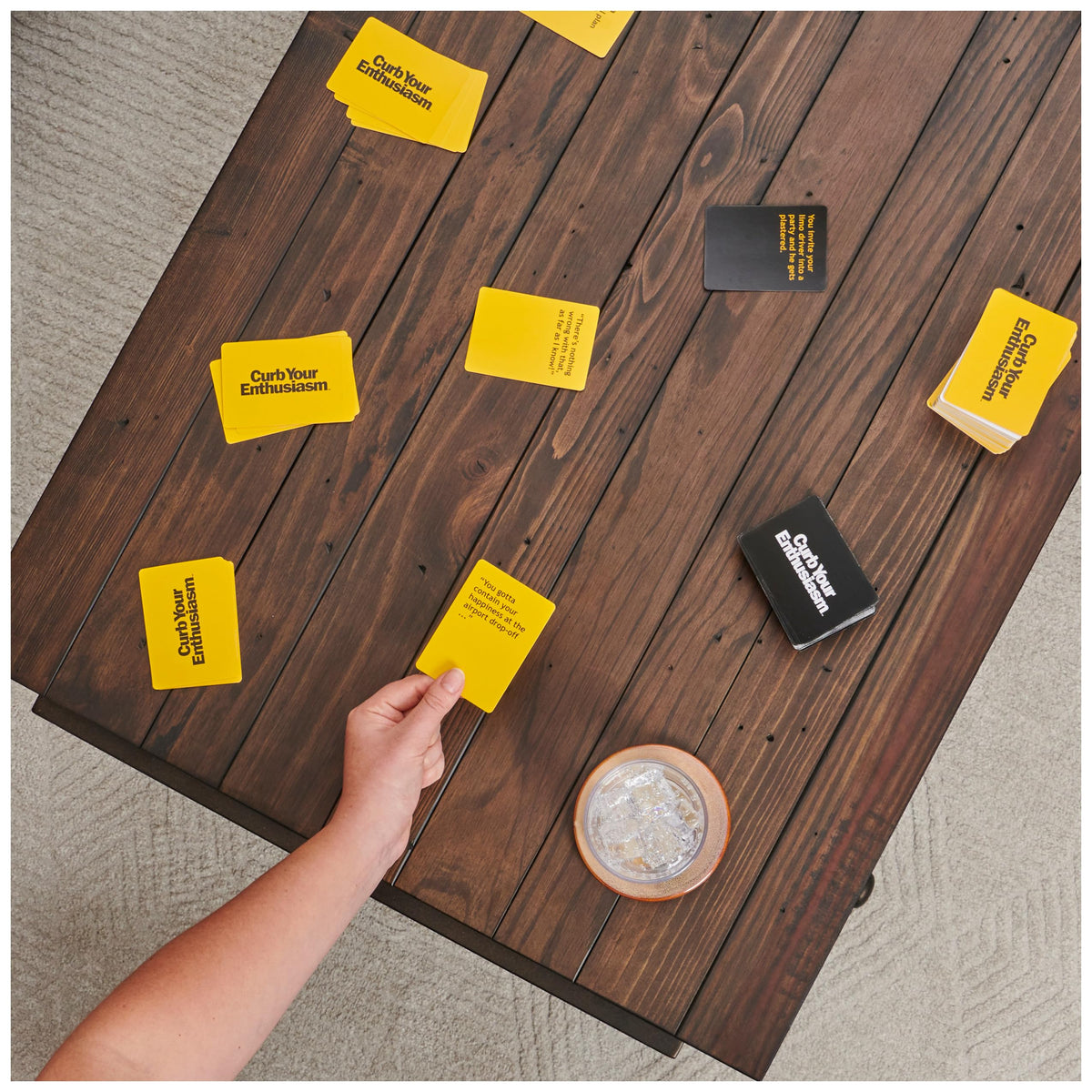 Spin Master Curb Your Enthusiasm Card Game – Hilarious Party Game for 17+